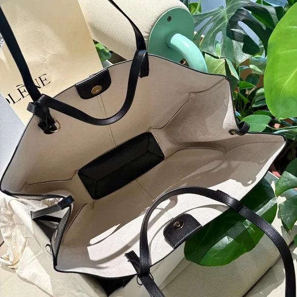 Polène Black Leather Tote – Brand New with Dust Bag & Tags - Picture 6 of 7